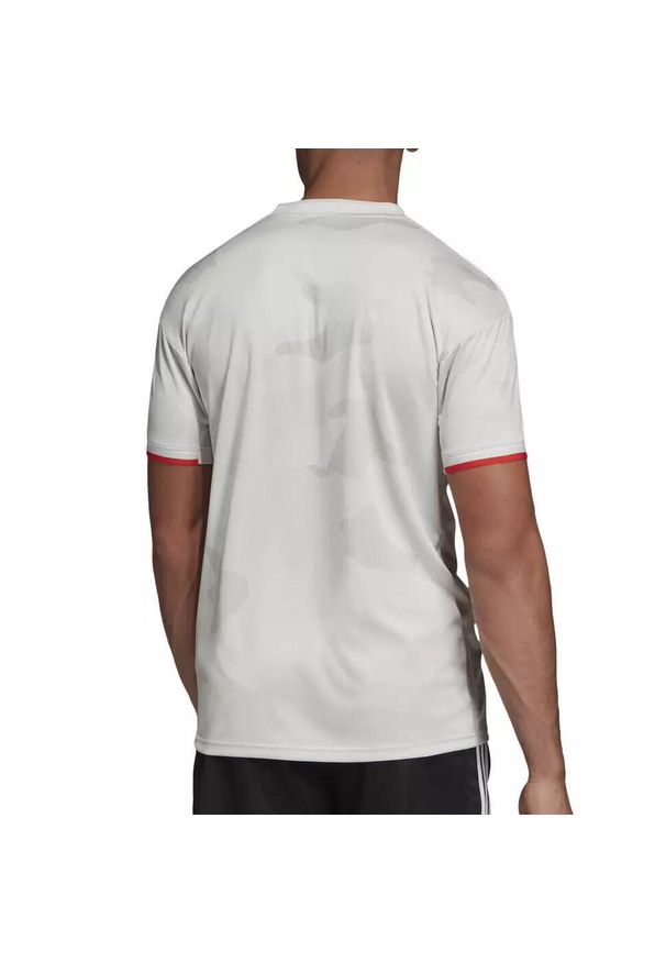 Adidas - Juventus Away Jersey 19/20 461. Kolor: czerwony, biały, wielokolorowy. Materiał: jersey. Sport: piłka nożna