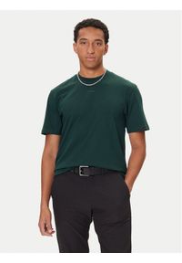 Hugo - HUGO T-Shirt Dapolino 50488330 Zielony Relaxed Fit. Kolor: zielony. Materiał: bawełna