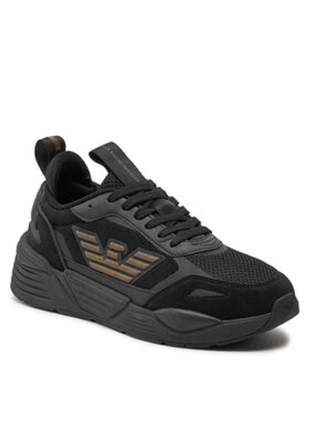 EA7 Emporio Armani Sneakersy X8X070 XK165 M701 Czarny. Kolor: czarny. Materiał: materiał