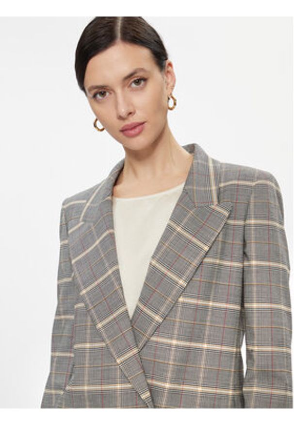 Marella Marynarka Illipe 2330461436200 Szary Regular Fit. Kolor: szary. Materiał: syntetyk