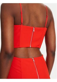 BARDOT Sukienka koktajlowa Martini 58535DB Czerwony Slim Fit. Kolor: czerwony. Materiał: syntetyk. Styl: wizytowy