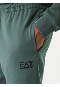 EA7 Emporio Armani Spodnie dresowe 8NPP66 PJVRZ U7260 Zielony Regular Fit. Kolor: zielony. Materiał: bawełna #2