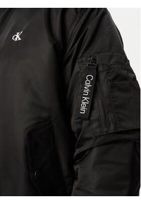 Calvin Klein Jeans Kurtka bomber LV04RG505G Czarny Regular Fit. Kolor: czarny. Materiał: syntetyk #5