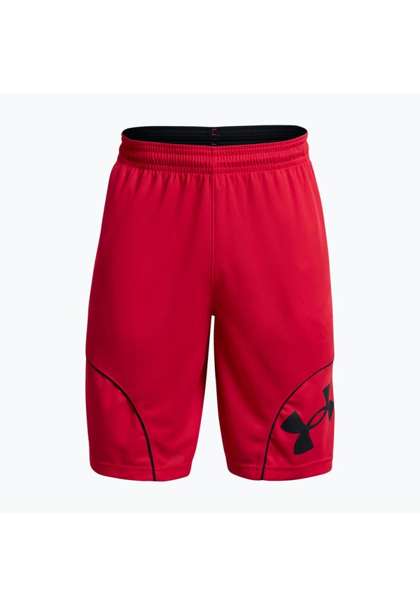 Spodenki koszykarskie męskie Under Armour Perimeter 11''. Kolor: czerwony. Sport: koszykówka