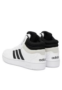 Adidas - adidas Sneakersy Hoops Mid Classic Shoes KI1077 Biały. Kolor: biały. Materiał: skóra #4