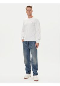 Levi's® Longsleeve Original Logo Tee 72848-0000 Biały Regular Fit. Kolor: biały. Materiał: bawełna. Długość rękawa: długi rękaw #3