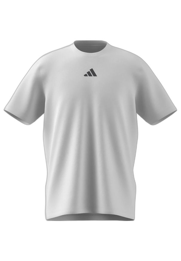 Adidas - Koszulka adidas Climacool Progress Over Perfection Training Graphic. Kolor: biały. Technologia: ClimaCool (Adidas). Sport: fitness