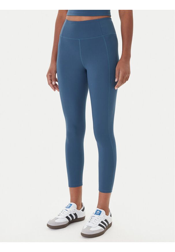 GIRLFRIEND COLLECTIVE - Girlfriend Collective Legginsy Compressive 4008 Granatowy Slim Fit. Kolor: niebieski. Materiał: syntetyk