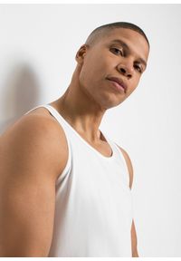 bonprix - Podkoszulki z bawełny organicznej (2 szt.). Kolor: biały. Materiał: bawełna. Wzór: gładki #2