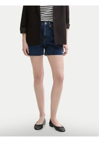 Tom Tailor Denim Szorty jeansowe 1045651 Granatowy Regular Fit. Kolor: niebieski. Materiał: bawełna