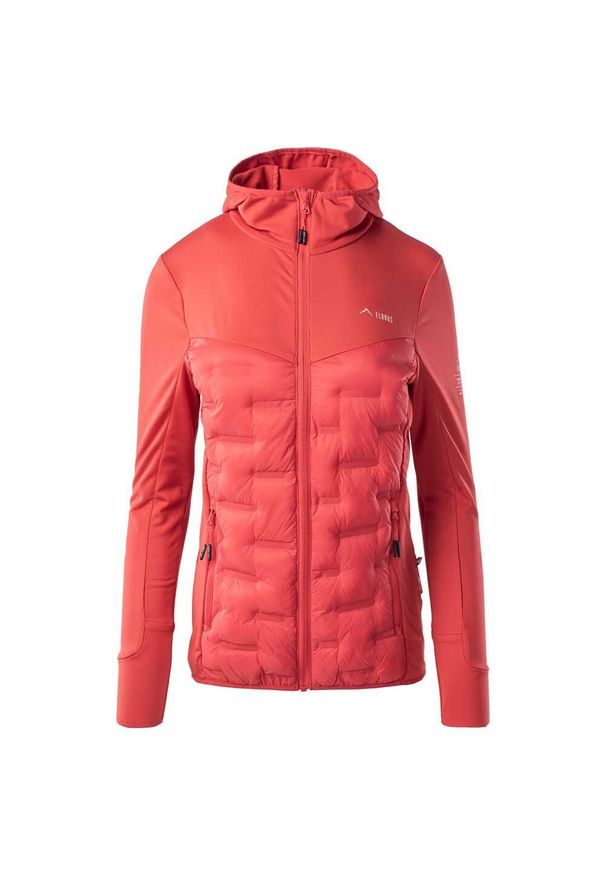 Elbrus - Kurtka Damska/ Damska Elima Primaloft Padded Jacket. Kolor: czerwony. Technologia: Primaloft