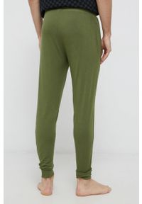 Ted Baker Spodnie piżamowe męskie kolor zielony gładka. Kolor: zielony. Materiał: dzianina. Wzór: gładki #4