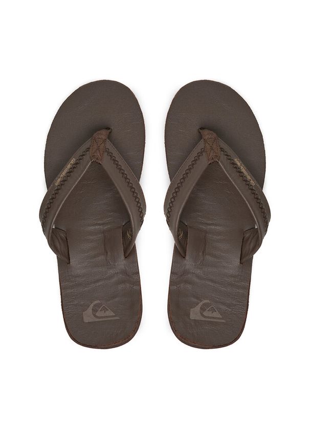 Japonki Quiksilver. Kolor: brązowy