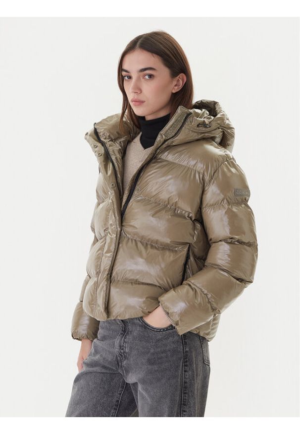 Napapijri Kurtka zimowa A-Glane NP0A4HZ5 Beżowy Regular Fit. Kolor: beżowy. Materiał: syntetyk. Sezon: zima