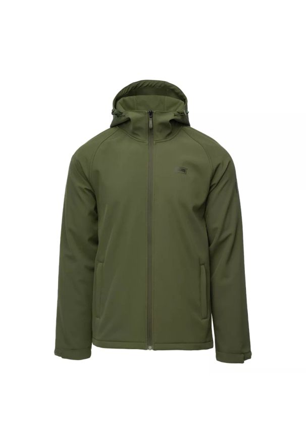 Kurtka męska Softshell Magnum Hidden - zielona, Rozmiar M. Kolor: zielony. Materiał: softshell. Sezon: zima, lato. Sport: outdoor, turystyka piesza, fitness