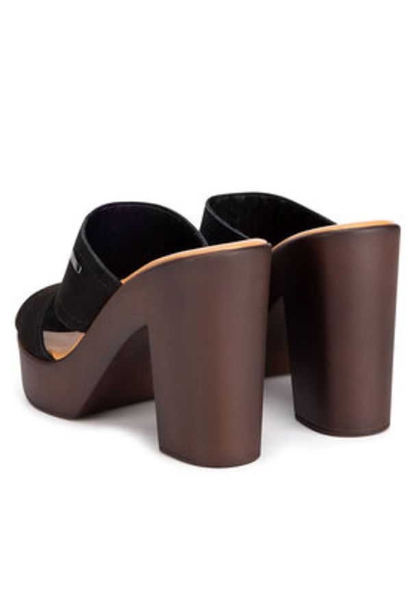 Lasocki Klapki BOLONIA EST-2026-02 Czarny. Kolor: czarny. Materiał: skóra