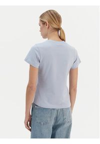 Guess T-Shirt V4YI21 KCDH1 Błękitny Regular Fit. Kolor: niebieski. Materiał: bawełna #3