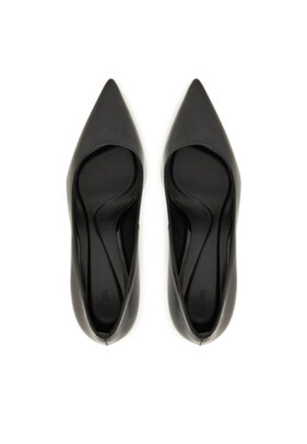 BOSS Szpilki Gracey 50552759 Czarny. Kolor: czarny. Materiał: skóra, lakier. Obcas: na szpilce