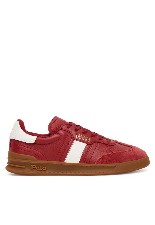 Polo Ralph Lauren Sneakersy Aera 804956688005 Czerwony. Kolor: czerwony. Materiał: skóra