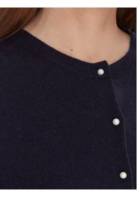 United Colors of Benetton - United Colors Of Benetton Kardigan 1002D501U Granatowy Regular Fit. Kolor: niebieski. Materiał: wełna #4