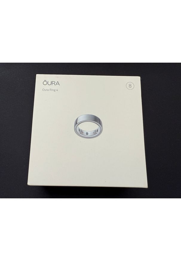 Fixed - Oura Ring 4 smart ring, Silver, size 8. Rodzaj zegarka: cyfrowe