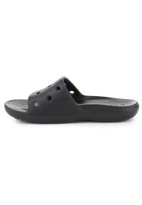 Klapki Crocs Classic Slide Black M 206121-001 czarne. Okazja: na plażę. Kolor: czarny. Materiał: materiał #7