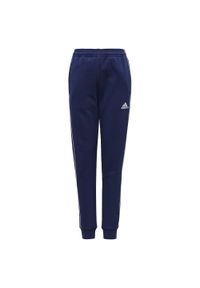 Adidas - Spodnie dla dzieci adidas Core 18 Sweat JUNIOR. Kolor: niebieski, wielokolorowy, biały