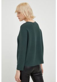 Drykorn sweter z domieszką kaszmiru damski kolor zielony lekki. Kolor: zielony. Materiał: kaszmir. Długość rękawa: długi rękaw. Długość: długie #2