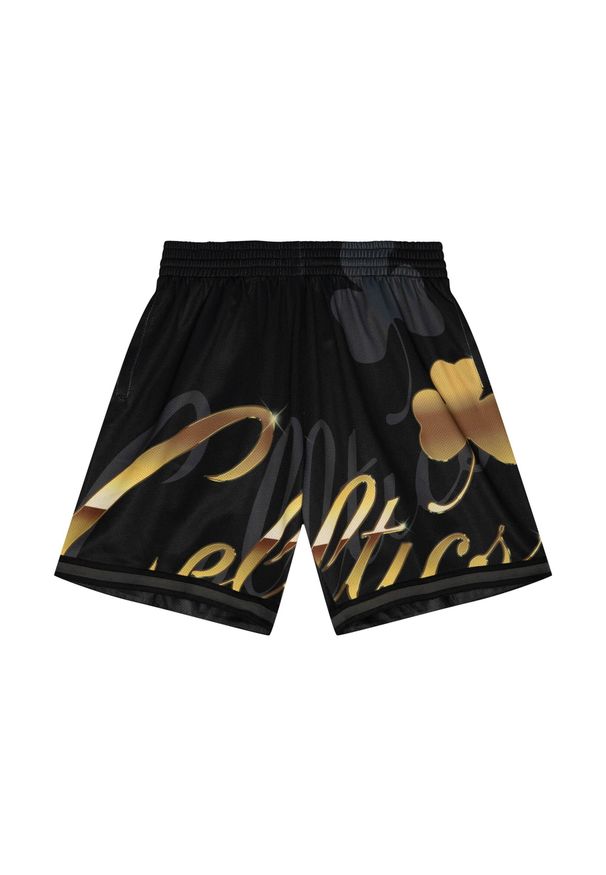 Mitchell & Ness - Szorty Boston Celtics NBA Big Face 4.0 Fashion. Kolor: czarny. Sport: koszykówka