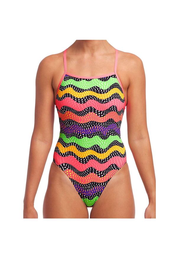 FUNKITA - Strój kąpielowy Funkita Worm Burner - Tie Me Tight - wiązany. Kolor: wielokolorowy