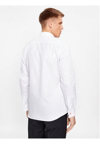 Eterna Koszula 8817/F362 Biały Slim Fit. Kolor: biały. Materiał: bawełna #3