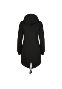 BUILD YOUR BRAND - Parka Dresowa Dla Kobiet. Kolor: czarny. Materiał: dresówka