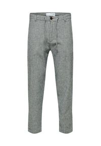 Selected Homme Chinosy 16087636 Szary Slim Tapered Fit. Kolor: szary. Materiał: bawełna #3
