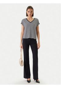 Morgan T-Shirt 261-DIVA Granatowy Regular Fit. Kolor: niebieski. Materiał: wiskoza #4