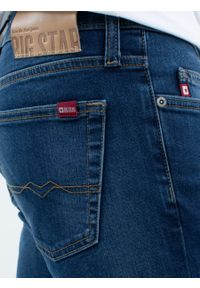 Big-Star - Spodnie jeans męskie Terry 499. Okazja: na co dzień. Stan: obniżony. Kolor: niebieski. Styl: casual #4