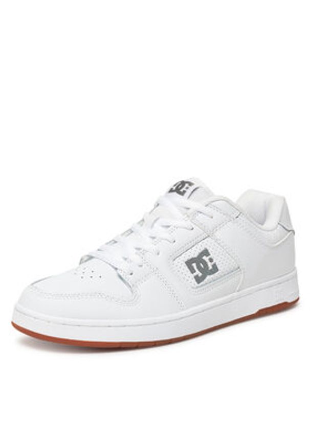 DC Shoes Sneakersy MANTECA 4 ADYS100765-HBW Biały. Kolor: biały. Materiał: skóra
