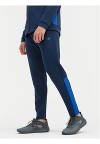 4f - 4F Spodnie dresowe 4FWSS24TFTRM670 Granatowy Regular Fit. Kolor: niebieski. Materiał: syntetyk