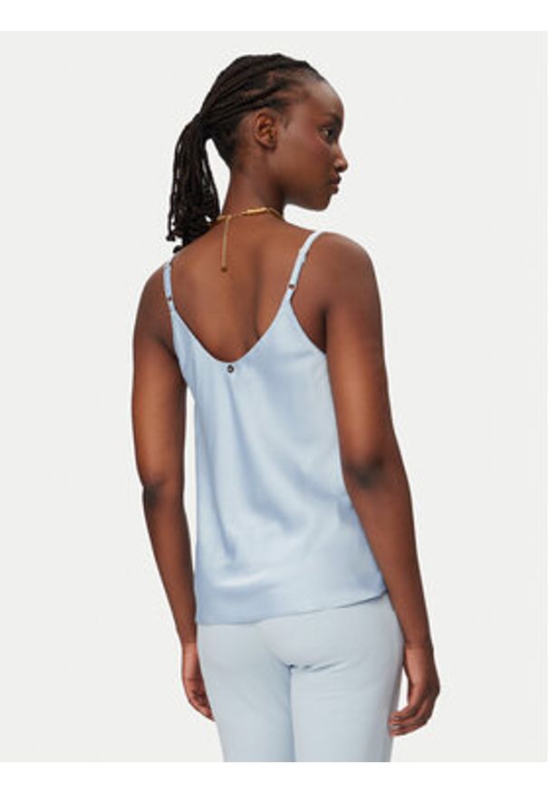 Rinascimento Top CFC0127685003 Błękitny Regular Fit. Kolor: niebieski. Materiał: syntetyk