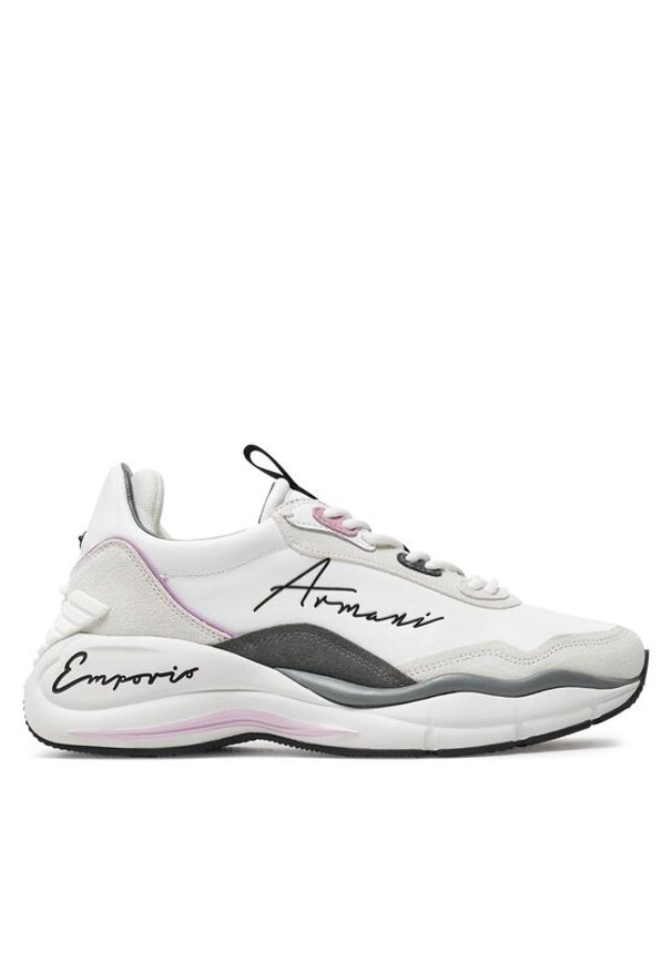 Emporio Armani Sneakersy X3X215 XR120 C673 Biały. Kolor: biały