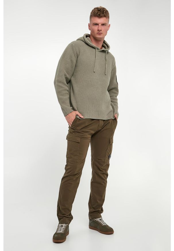 C.P. Company - Sweter męski z kapturem C.P. COMPANY. Typ kołnierza: kaptur