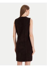 Vero Moda Sukienka codzienna Eden 10333959 Brązowy Regular Fit. Okazja: na co dzień. Kolor: brązowy. Materiał: bawełna. Typ sukienki: proste. Styl: casual #9