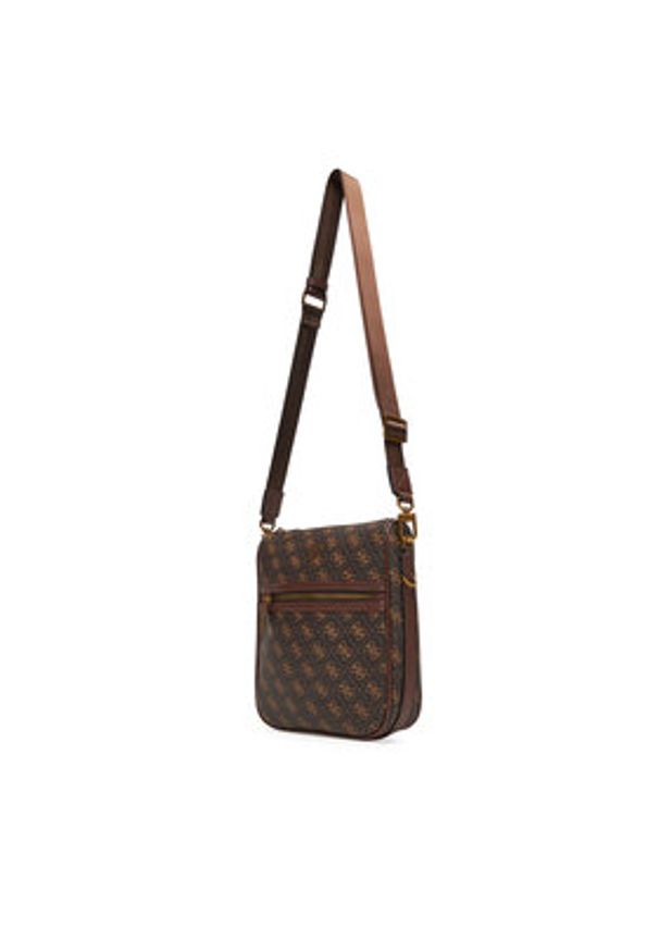 Guess Saszetka HMMILO P5417 Brązowy. Kolor: brązowy. Materiał: skóra