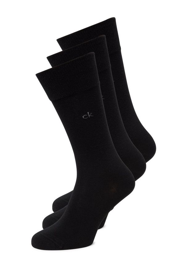 Calvin Klein Skarpety w 3-paku Mężczyźni Bawełna czarny jednolity, 39-42. Kolor: czarny. Materiał: bawełna. Wzór: jednolity