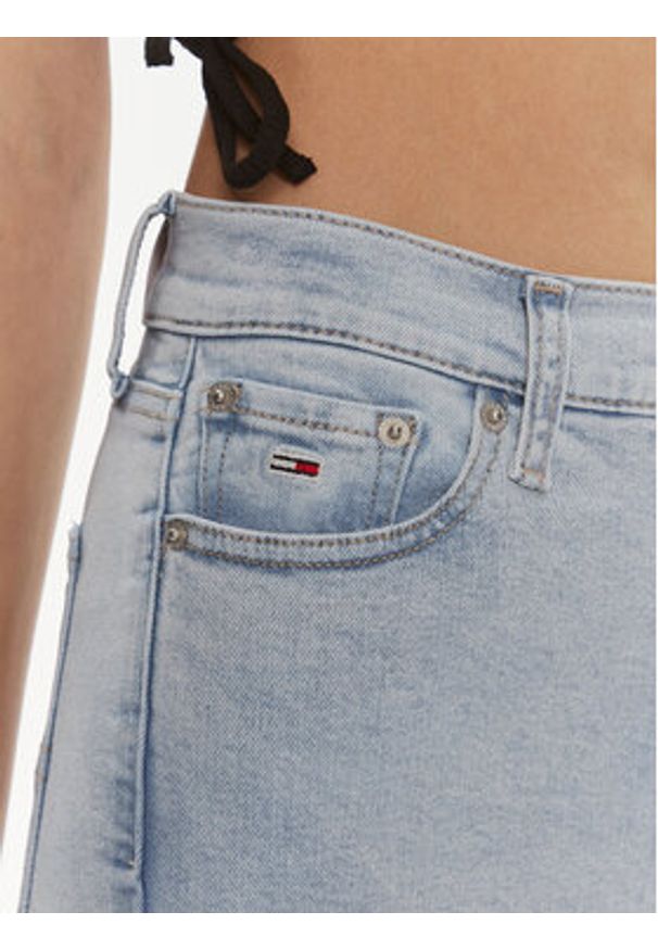 Tommy Jeans Jeansy Sylvia DW0DW17589 Niebieski Skinny Fit. Kolor: niebieski