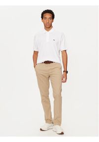 Lacoste Polo L1212 Biały Classic Fit. Typ kołnierza: polo. Kolor: biały. Materiał: bawełna #4