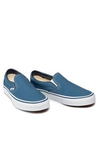 Vans Tenisówki Classic Slip-On VN-0ENVY Granatowy. Zapięcie: bez zapięcia. Kolor: niebieski. Materiał: materiał #9