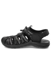 Czarne Sandały Lee Cooper Wygodne Obuwie Męskie. Okazja: na spacer, na co dzień. Kolor: czarny. Sezon: lato. Styl: sportowy, casual