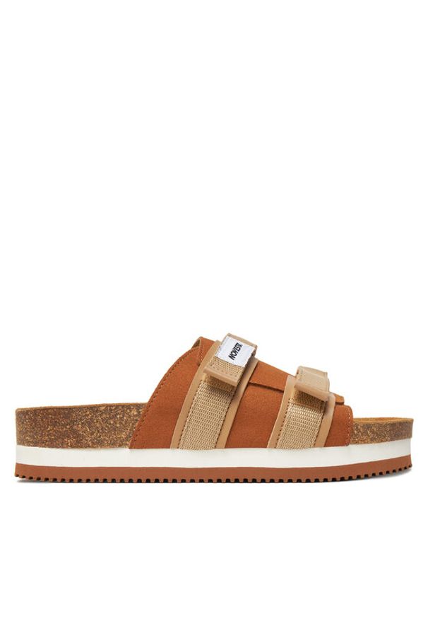 Novesta Klapki Partisan N358001-308744MAR Brązowy. Kolor: brązowy. Materiał: skóra