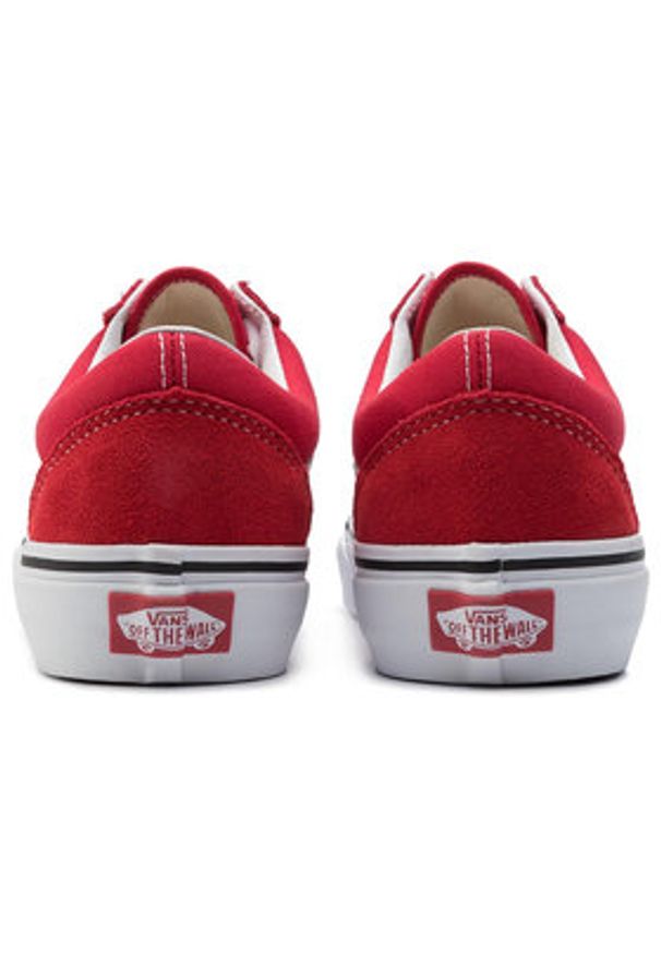 Vans Tenisówki Old Skool VN0A4BV5JV61 Czerwony. Kolor: czerwony. Materiał: skóra, zamsz