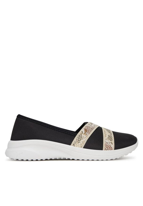 Puma Półbuty Adelina 2 Snake Chic 400702 01 Czarny. Kolor: czarny. Materiał: materiał